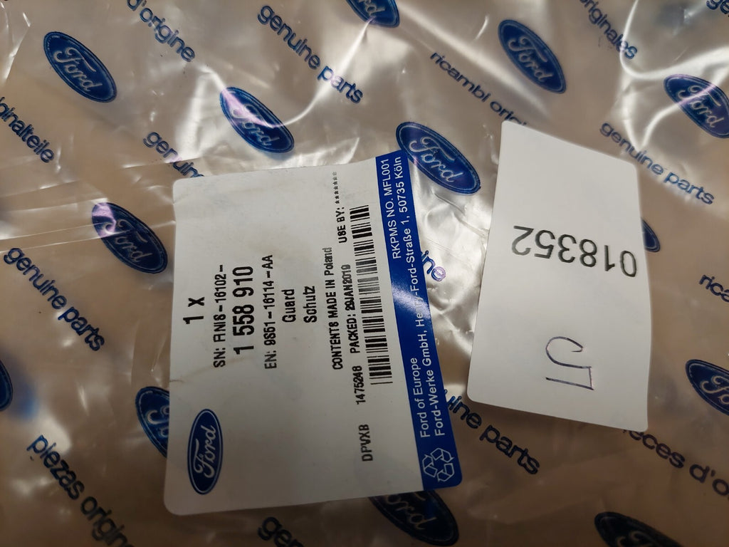 Ford Ka Mk2 Front Right Driver Side Wheel Arch Liner 2008-2016 1558910 Genuine