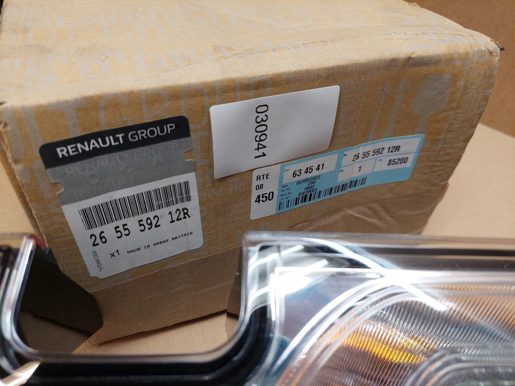 Renault  Kangoo Mk2 Left Rear Taillight Tail Light 13-23 265559212R Genuine NEW