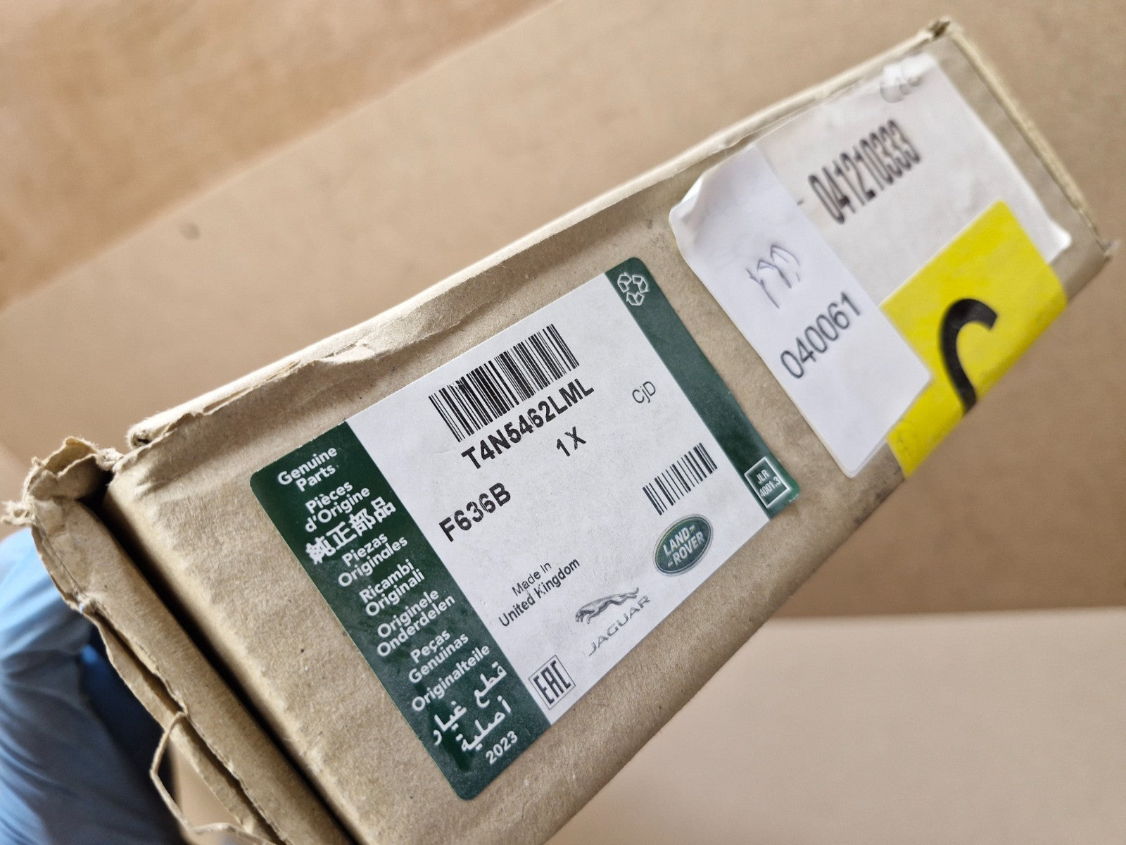 JAGUAR XE X760 Rear Trunk Lid Spoiler T4N5462LML NEW GENUINE Primed