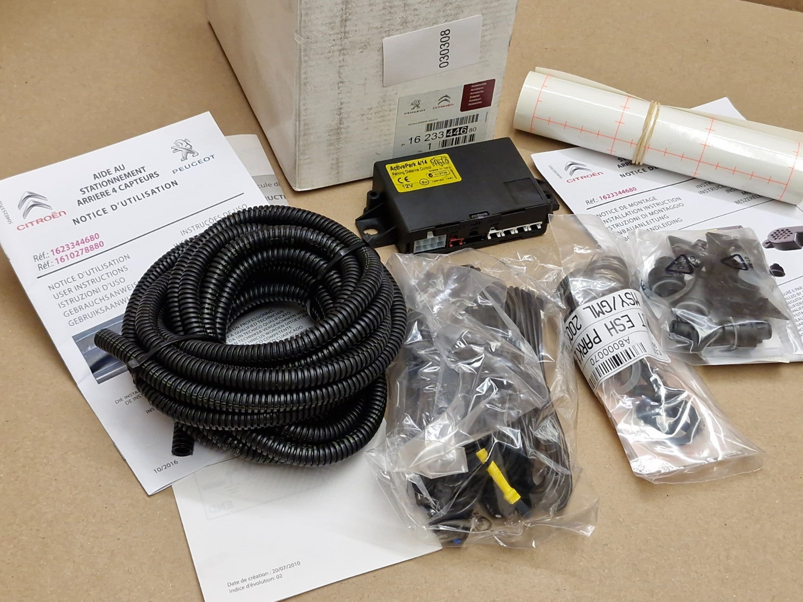 PSA Citroen Peugeot Parking Sensor Kit 1623344680 Genuine Jumpy Expert Cactus