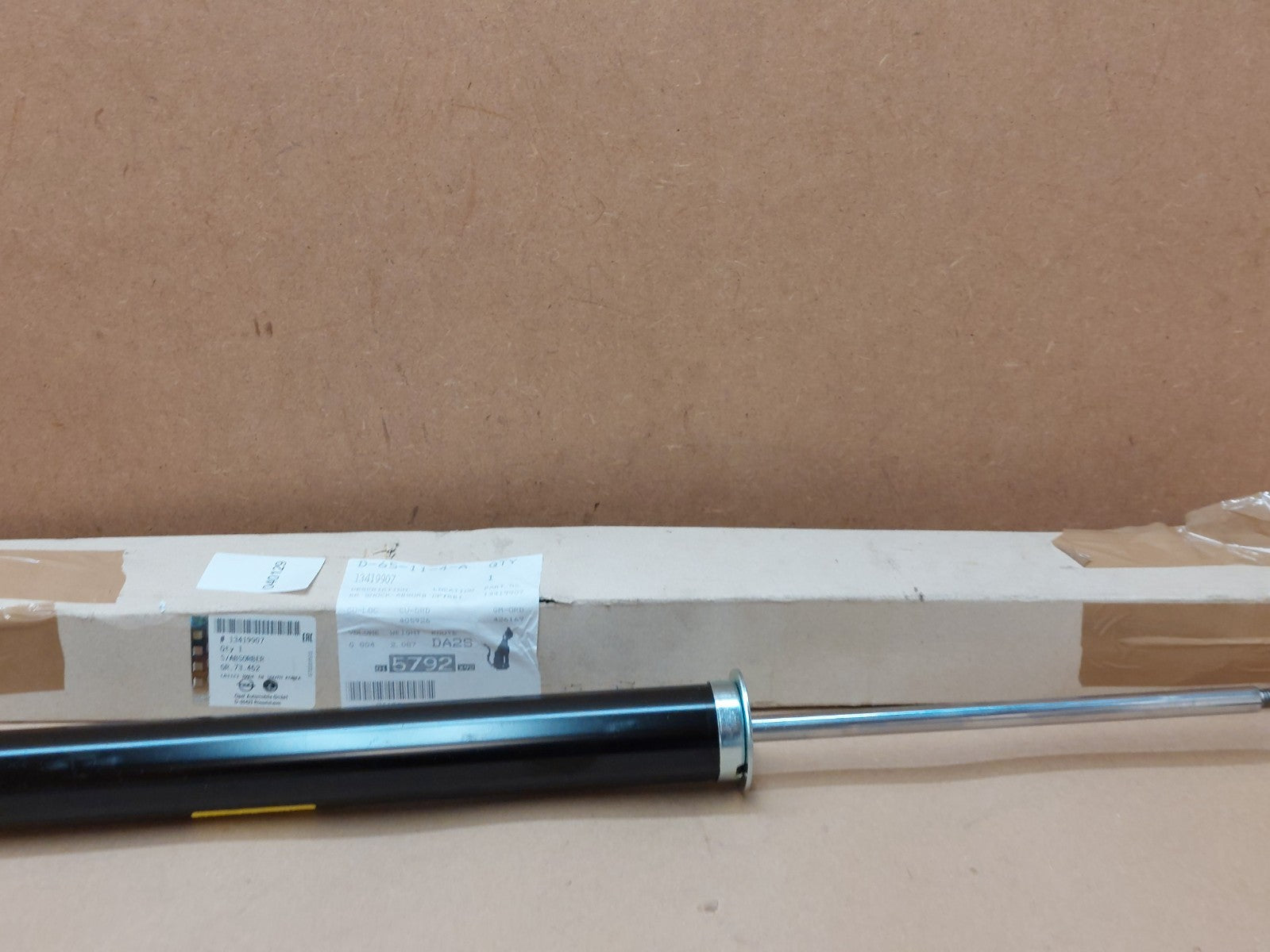 Vauxhall Zafira C Rear Shock Absorber 2013-on 13419907 Genuine NEW