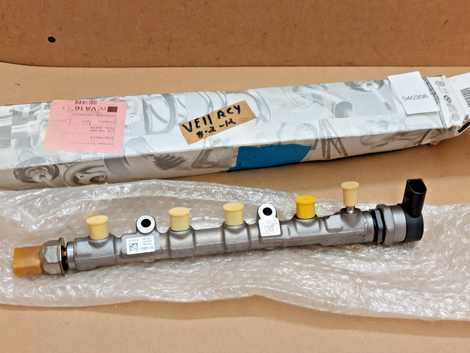 Seat Ibiza MK4 6J  1.2 Diesel Fuel Injection Rail 2009-2016  03P130089 Genuine