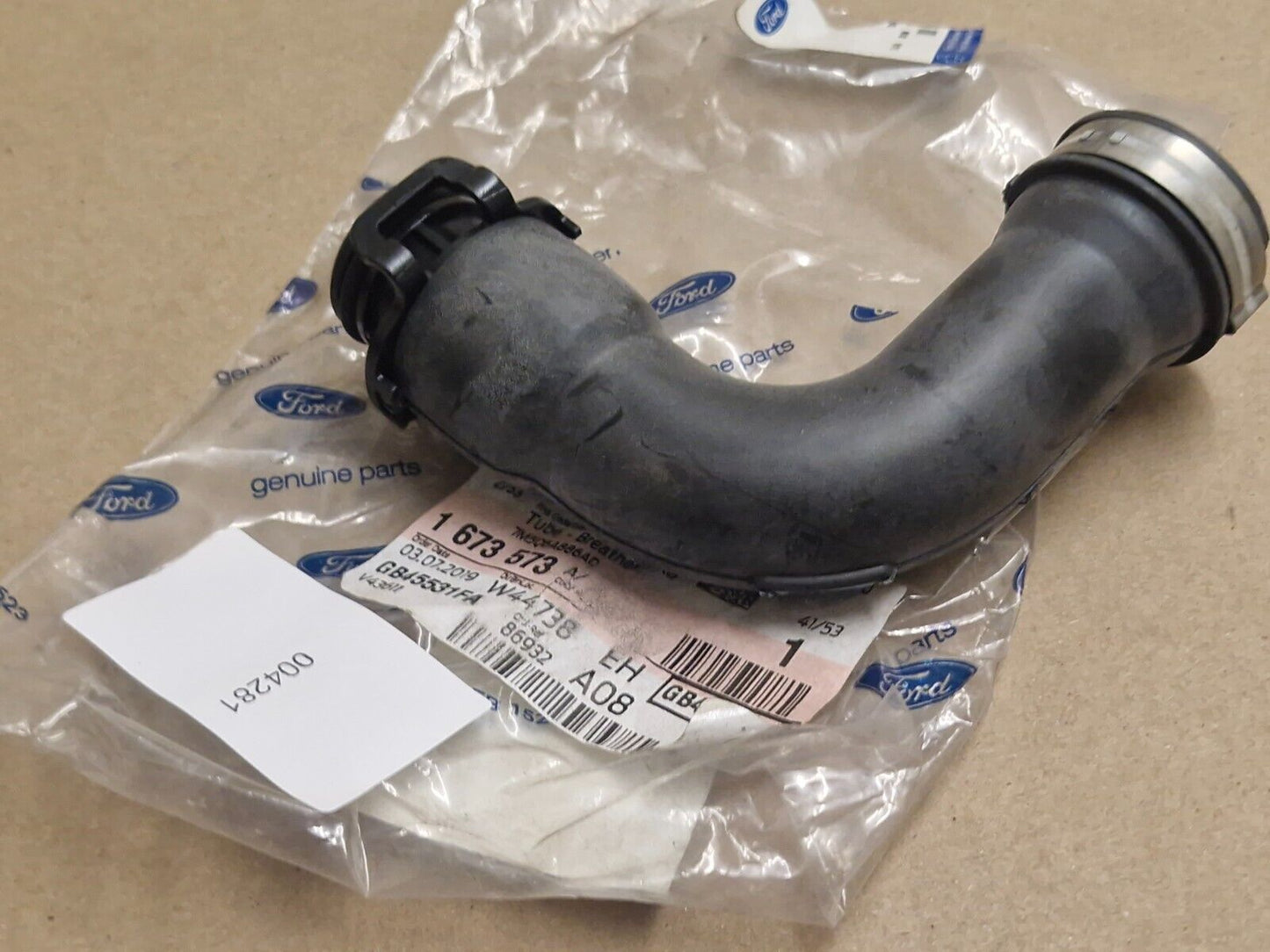 Genuine Ford Focus MK2 C-Max Air Box Breather Tube 1673573 NEW OEM