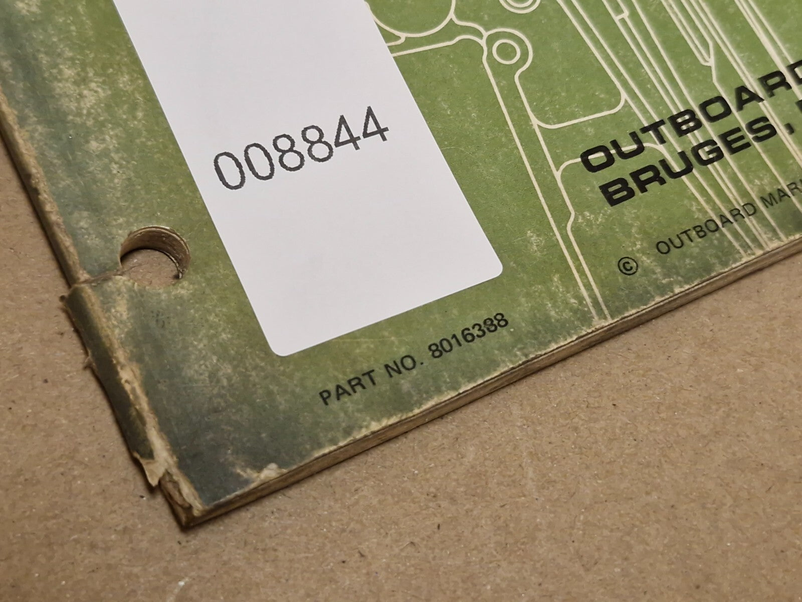 1976 Johnson Outboards 4HP 4R76 4W76 Service Instruction Book 8016388 Used