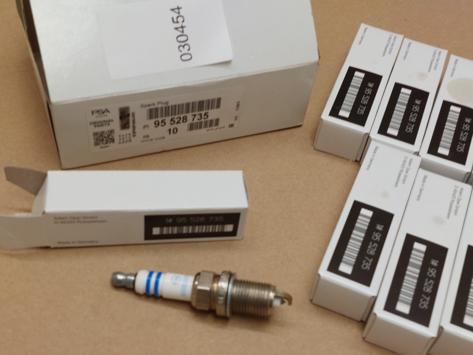 Vauxhall Adam Spark Plug X10 1.2 1.4 2013-2019 95528735 Genuine NEW