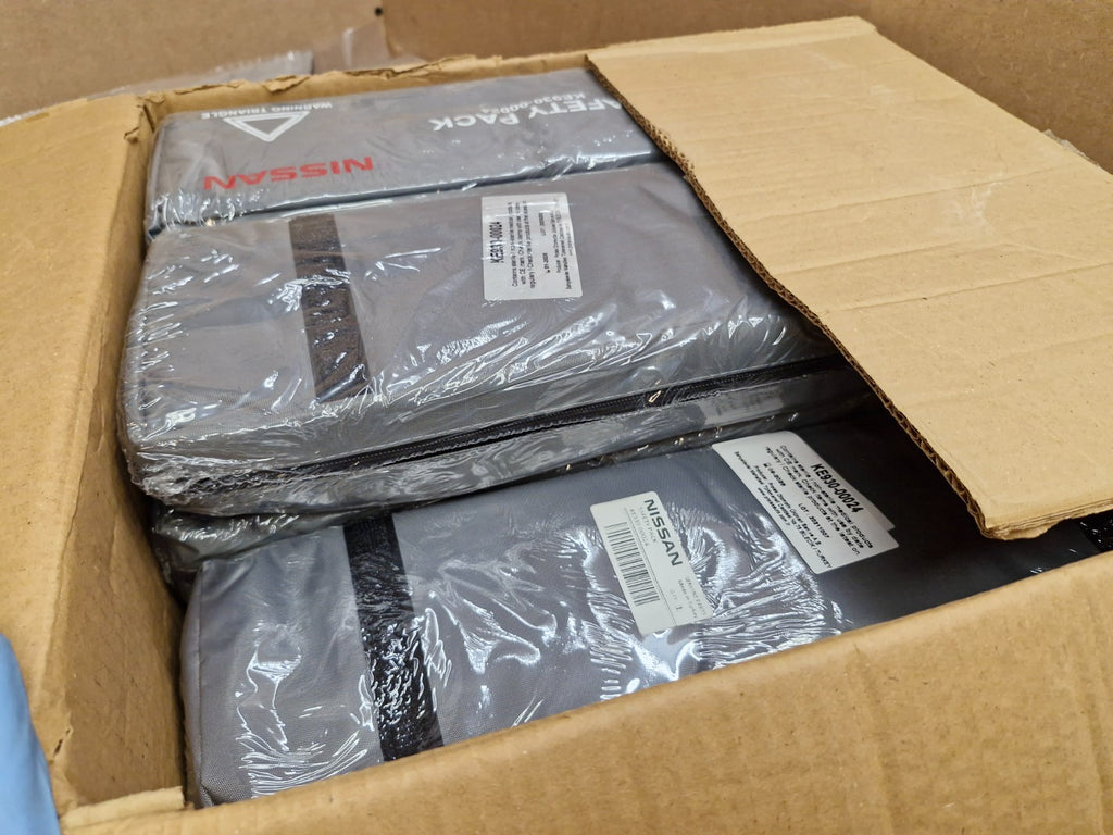 Nissan Warning Triangle First Aid Safety Pack X12  KE93000024 Genuine Bulk NEW