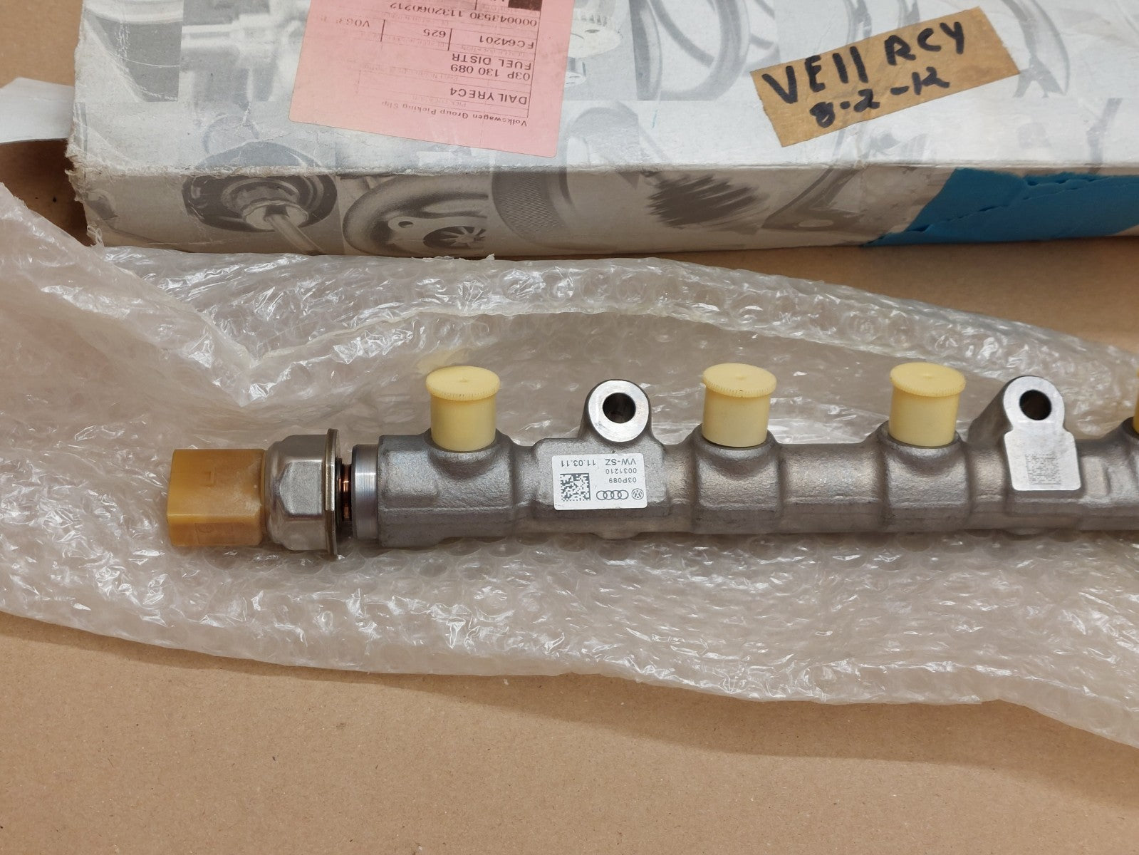 Seat Ibiza MK4 6J  1.2 Diesel Fuel Injection Rail 2009-2016  03P130089 Genuine