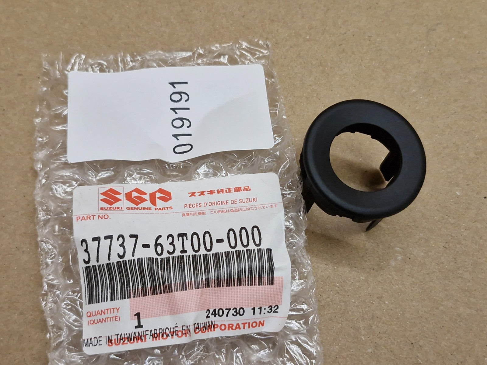 Suzuki S-Cross SX4 Parking Outer Sensor Bezel X4 2022-on 3773763T00 Genuine