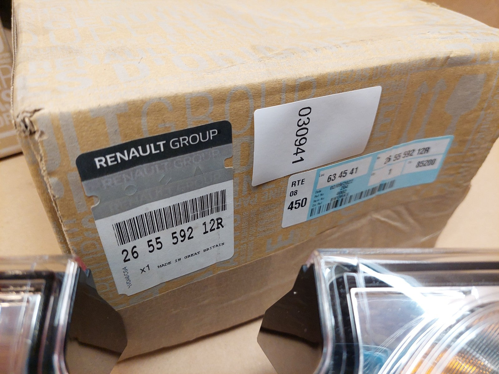 Renault  Kangoo Mk2 Left Rear Taillight Tail Light 13-23 265559212R Genuine NEW