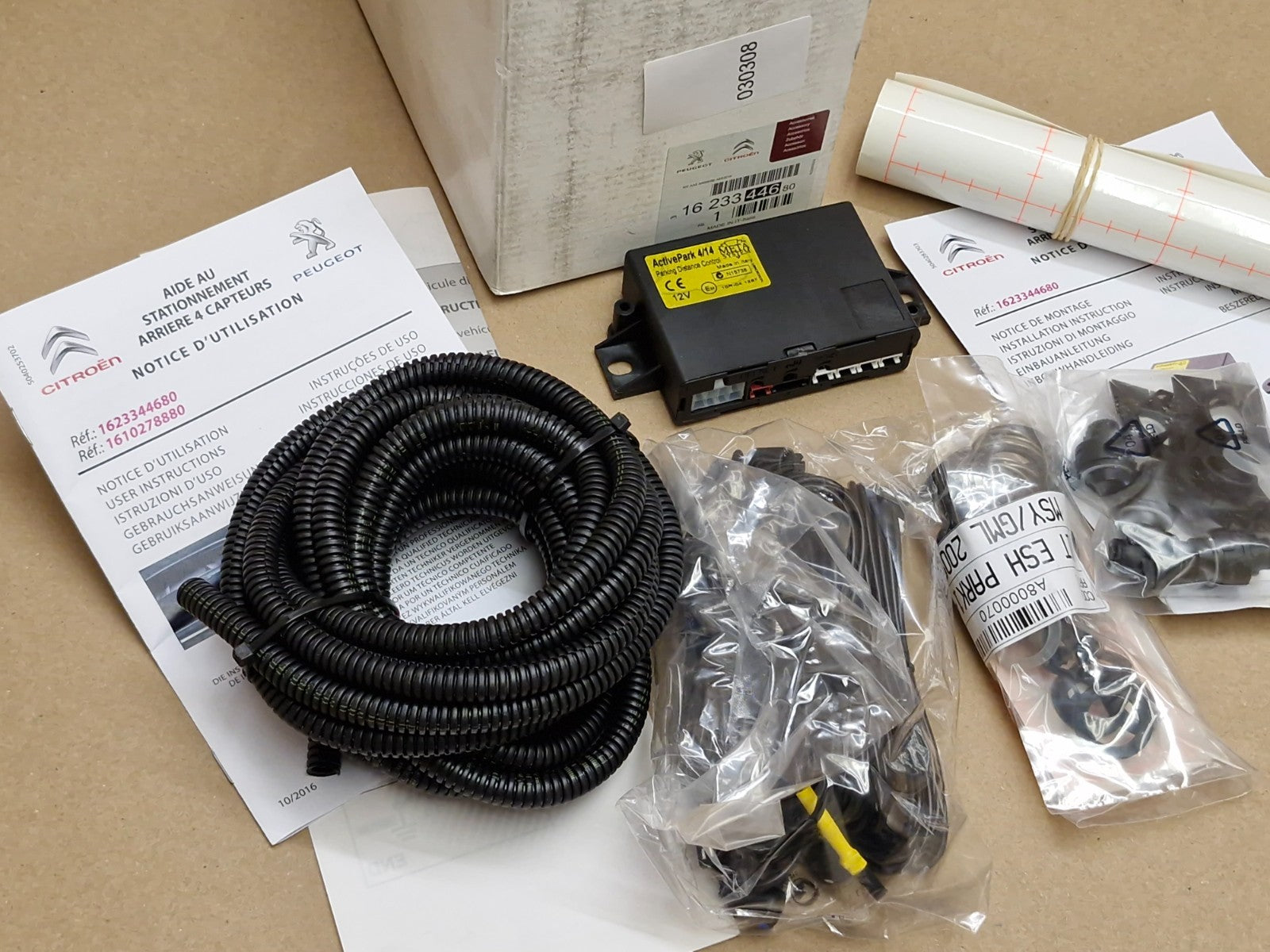 PSA Citroen Peugeot Parking Sensor Kit 1623344680 Genuine Jumpy Expert Cactus