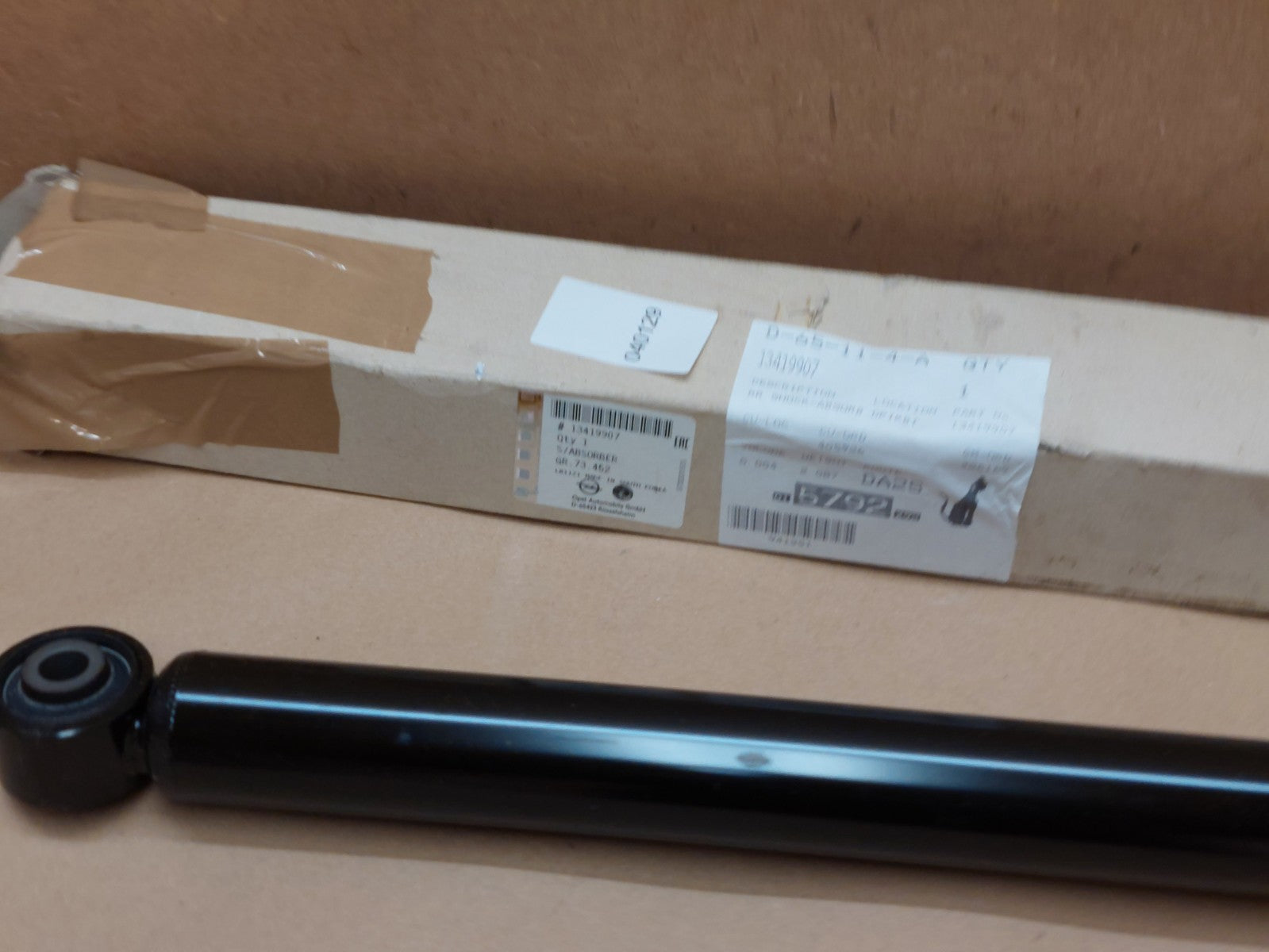 Vauxhall Zafira C Rear Shock Absorber 2013-on 13419907 Genuine NEW