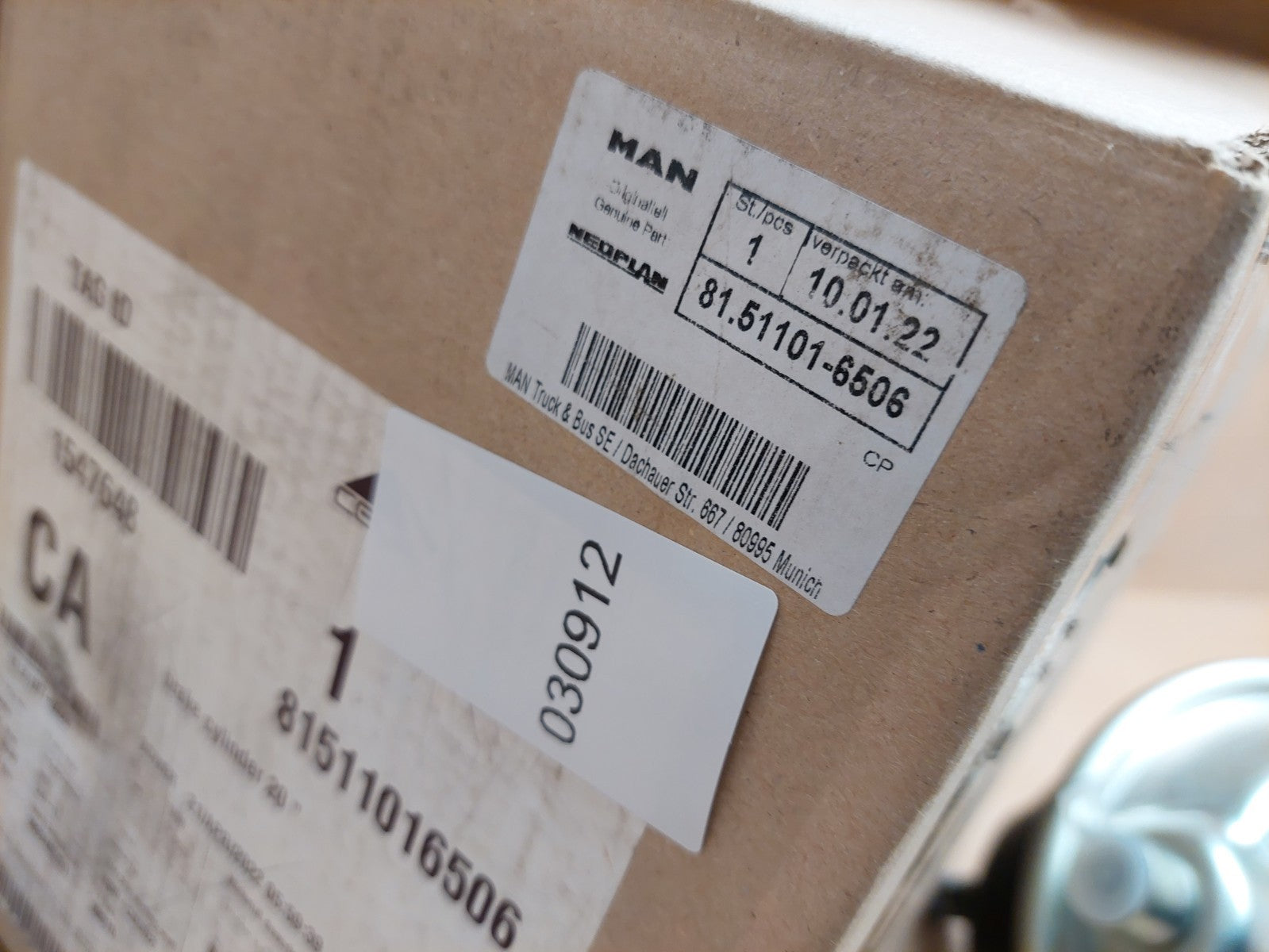 MAN Diaphragm Brake Cylinder 81511016506 81.51101-6506 Genuine NEW