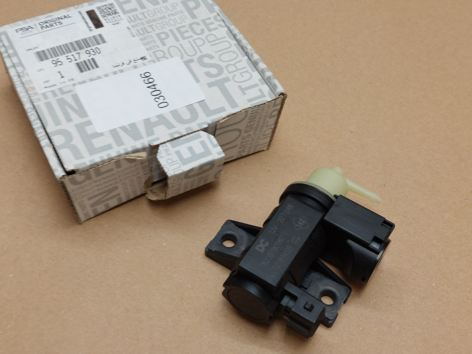 Renault 1.6 dCi Turbo Boost Solenoid valve 95517930 Genuine Duster Clio Trafic