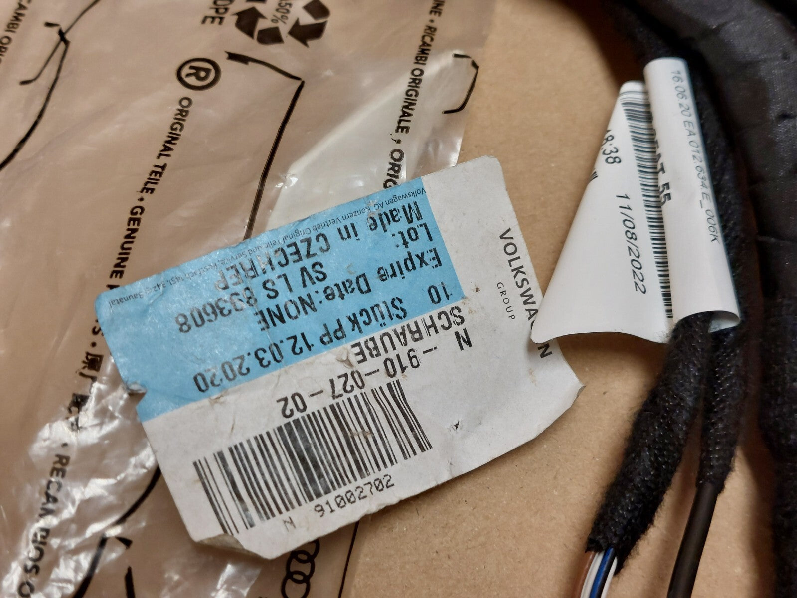 Seat Arona KJ Rear Right Upper Tailgate Wiring Cable 6F9971147B Genuine NEW