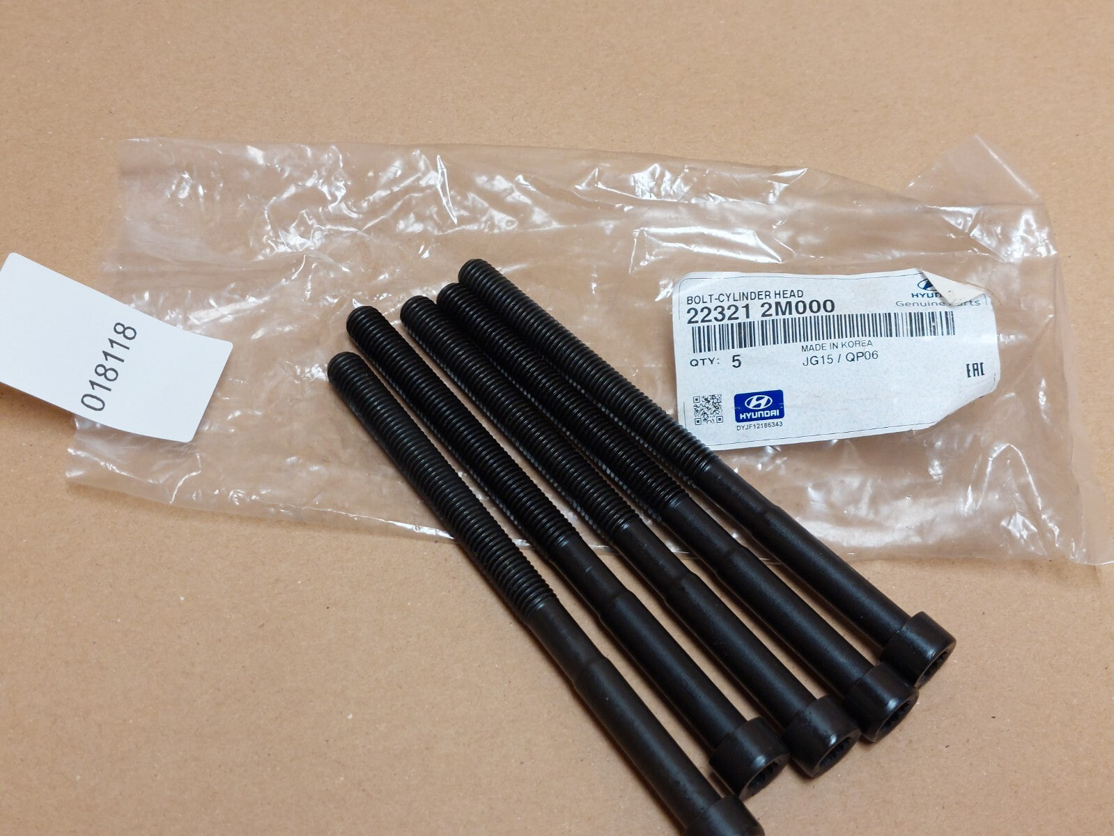 Kia Sportage NQ5 MK5 Cylinder Head Bolts 223212M000 Genuine NEW
