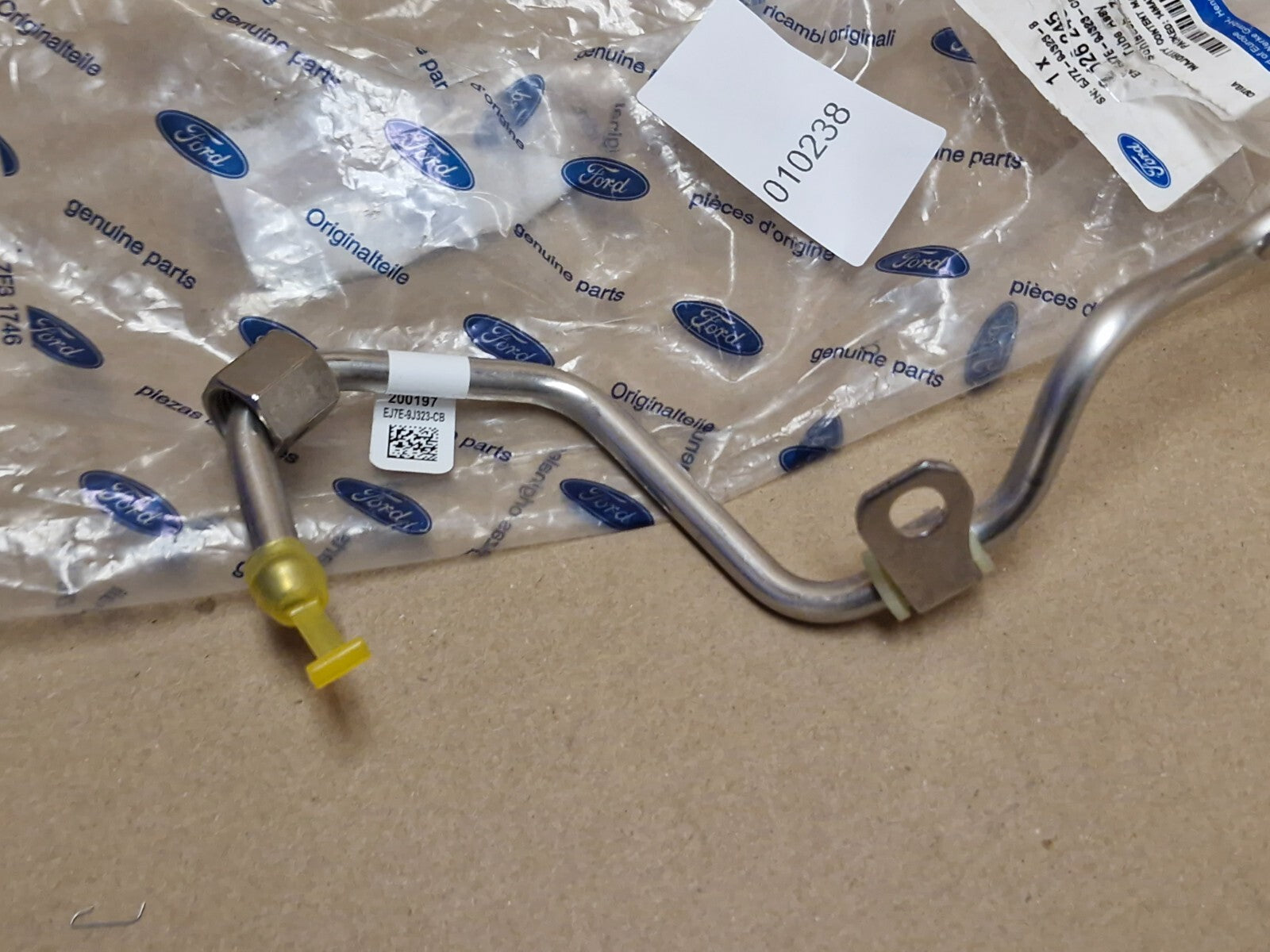 Ford Focus Mk3 2.3 EcoBoost Petrol Fuel Injector Hose Tube 2018 2126245 Genuine