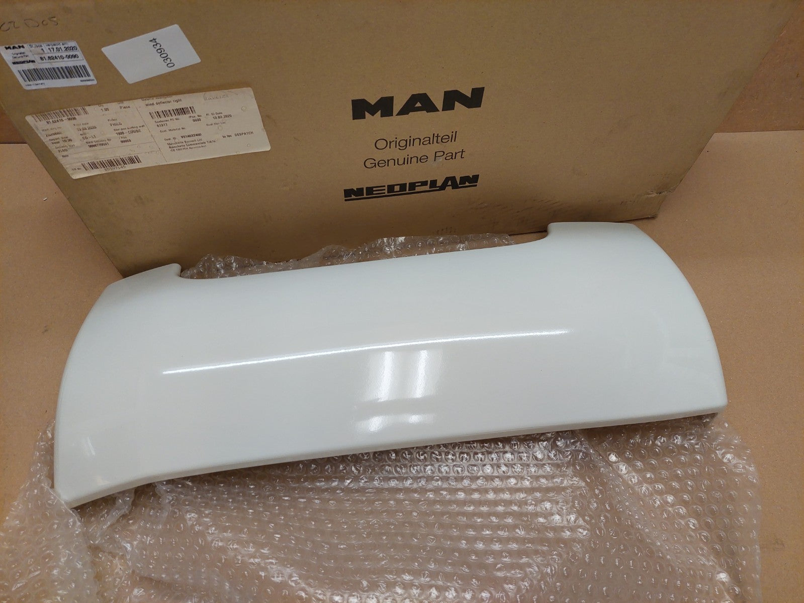 MAN Right Air Deflector 81.62410-0090 81624100090 Genuine NEW OEM