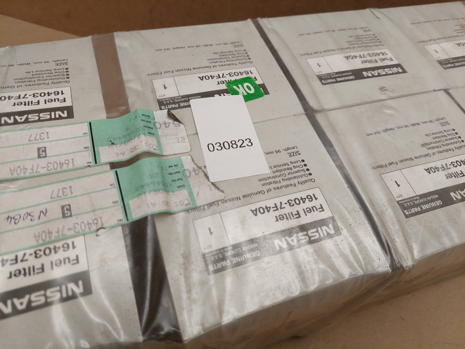 X8 Nissan NP300 D40 D22 Fuel Filter Diesel Cabstar F23 164037F40A Genuine NEW