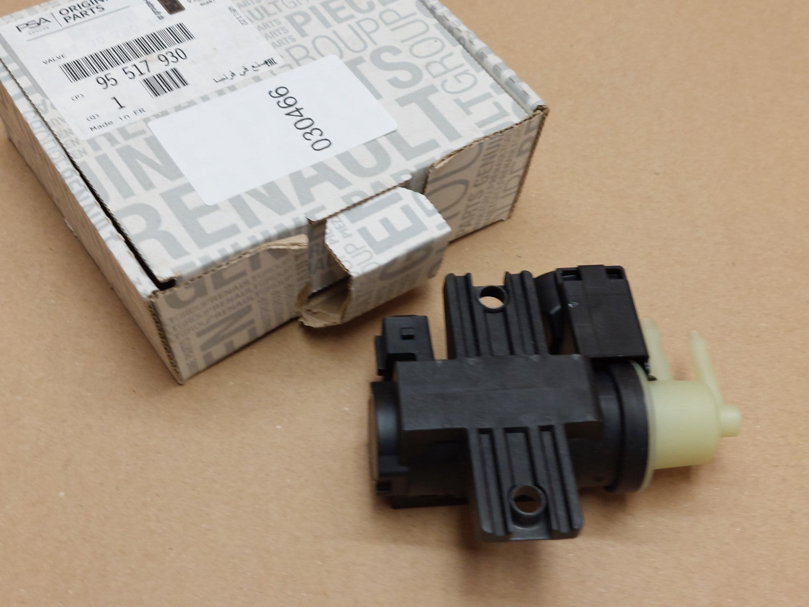 Renault 1.6 dCi Turbo Boost Solenoid valve 95517930 Genuine Duster Clio Trafic